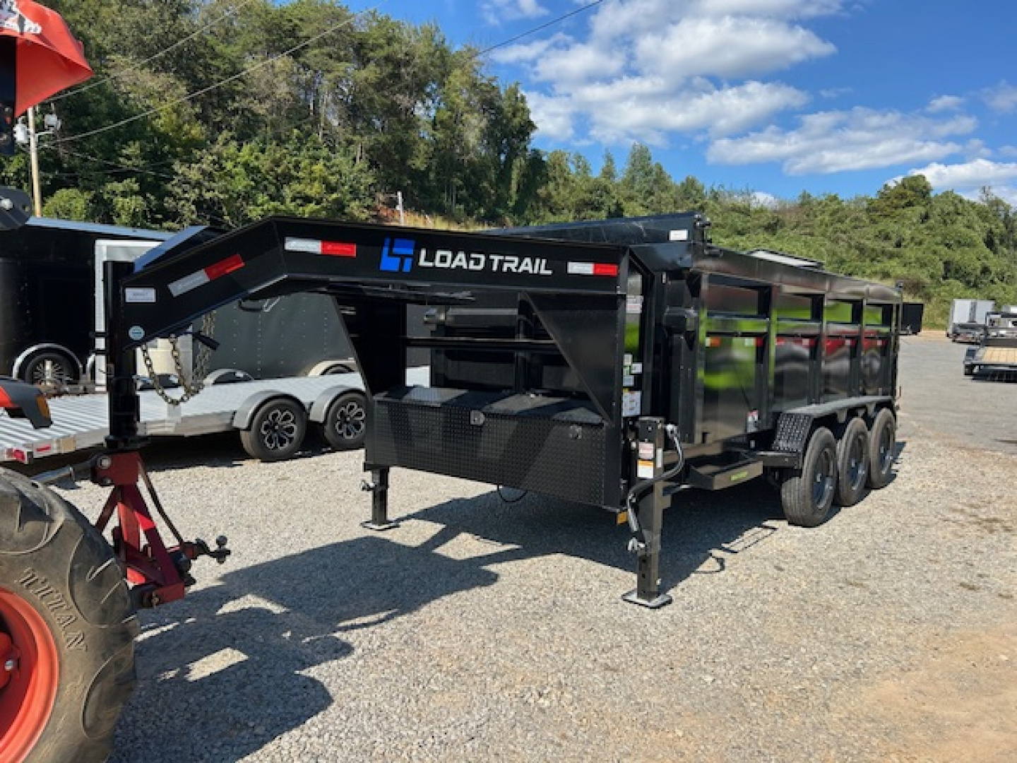 New2026 Load Trail 7x16 21k GN 4' sides Dump Trailer