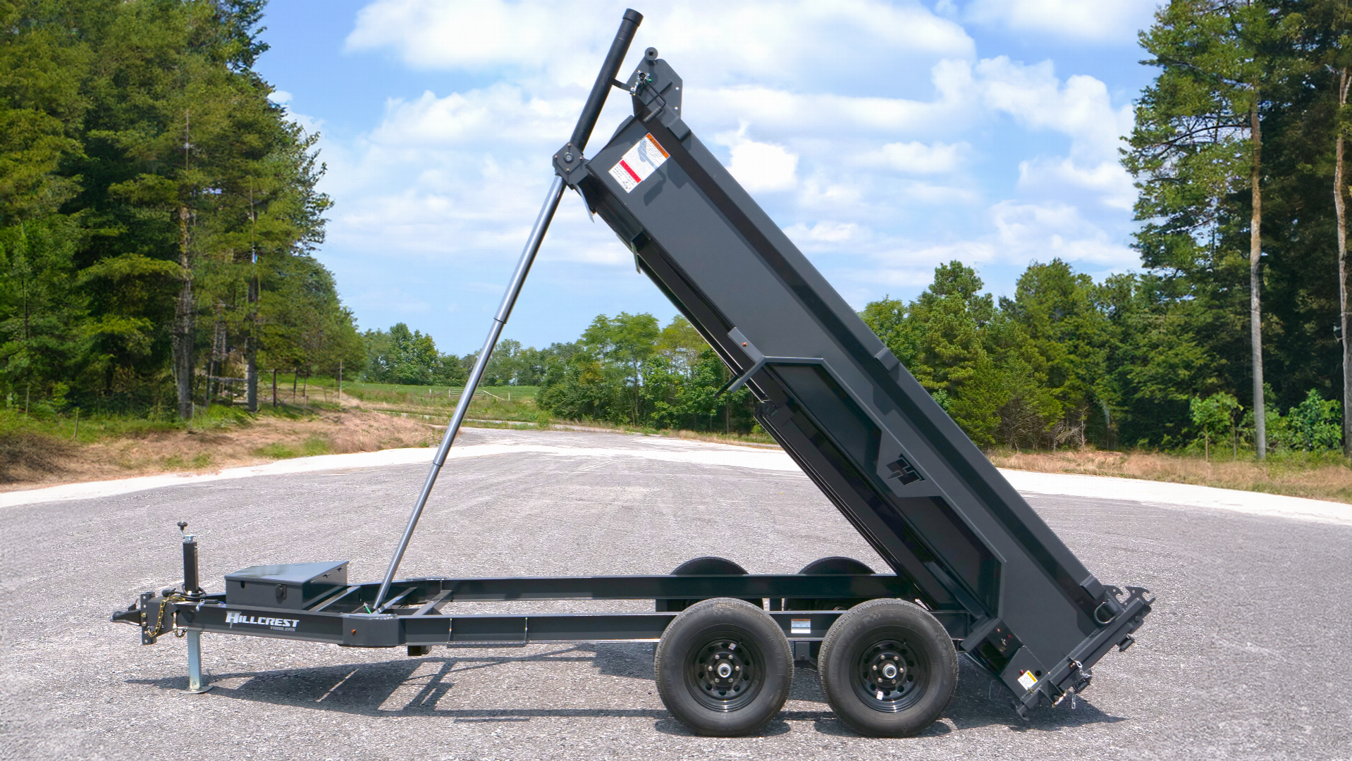 New2025 Hillcrest Trailers 6' x 12' 10K Dump Trailer - Image 6