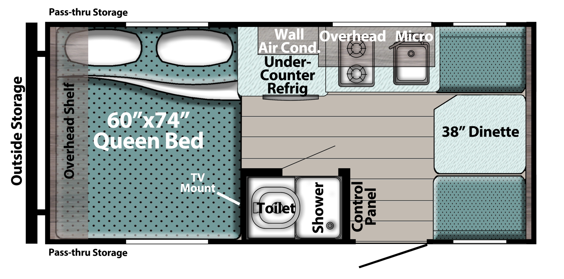 2025 Gulf Stream Trail Boss 170RQ - Image 7