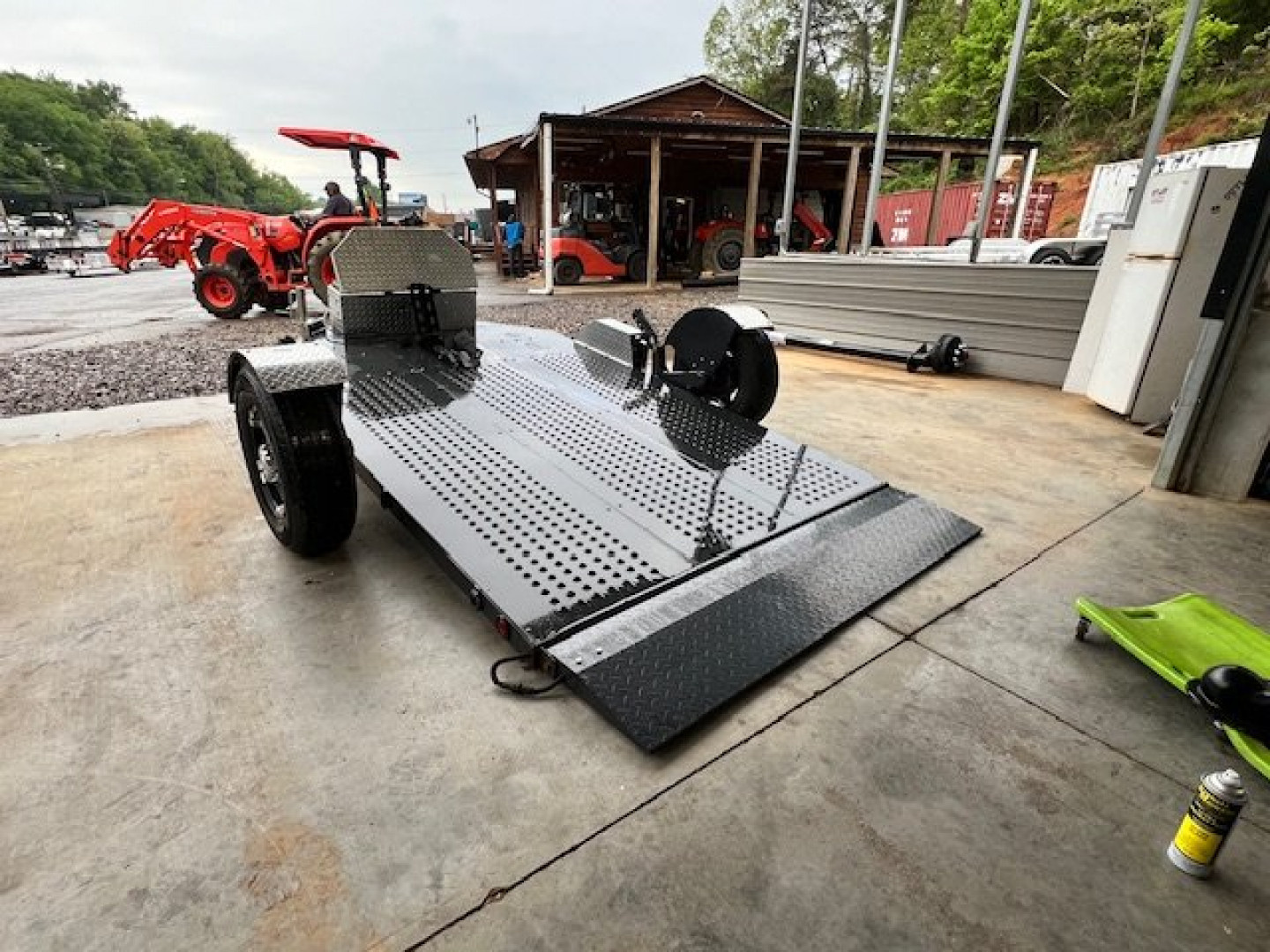 New2024 OUTLAW TRAILERS 9' Hillcrest Hyd. Drop Deck Motorcycle Trailer Utility Trailer - Image 13