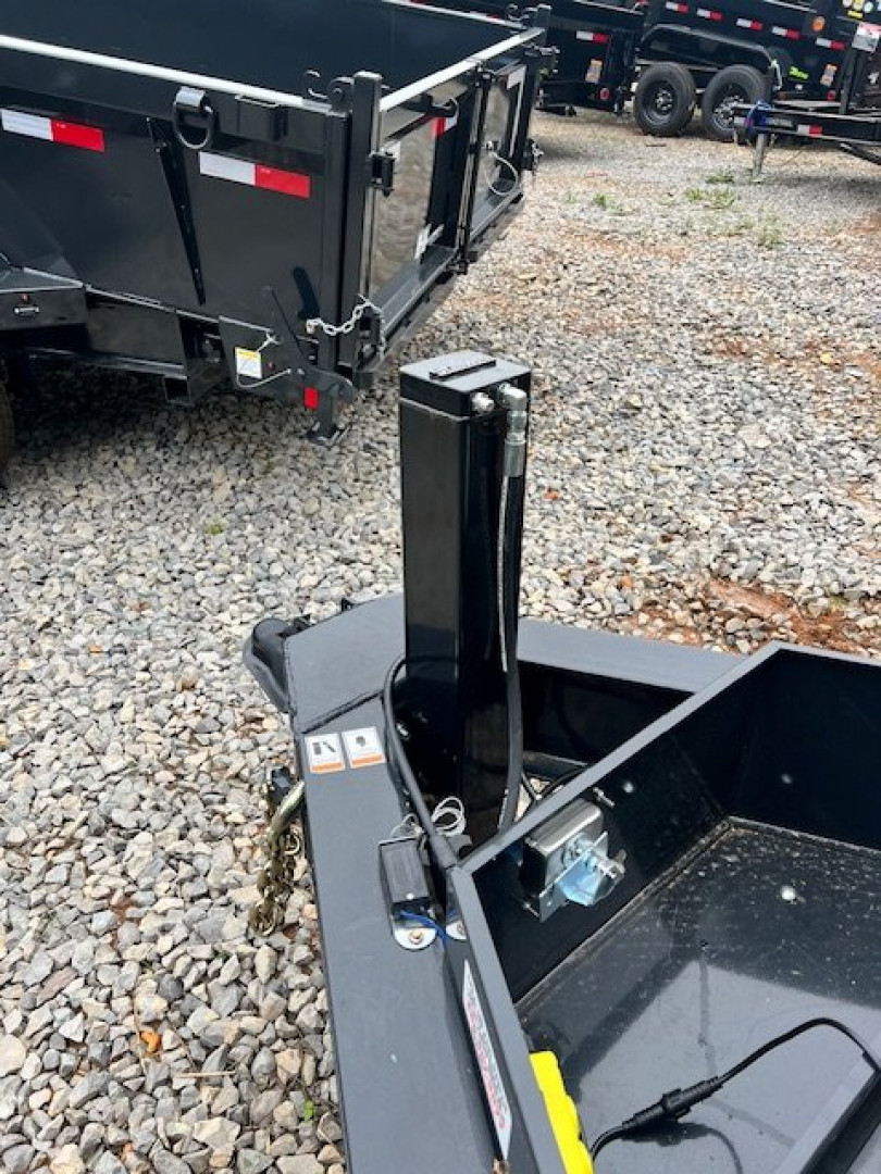 NewHillcrest Dump 7x14 14K 40" W/ Hyd Jack & HD Tube Ramps - Image 11