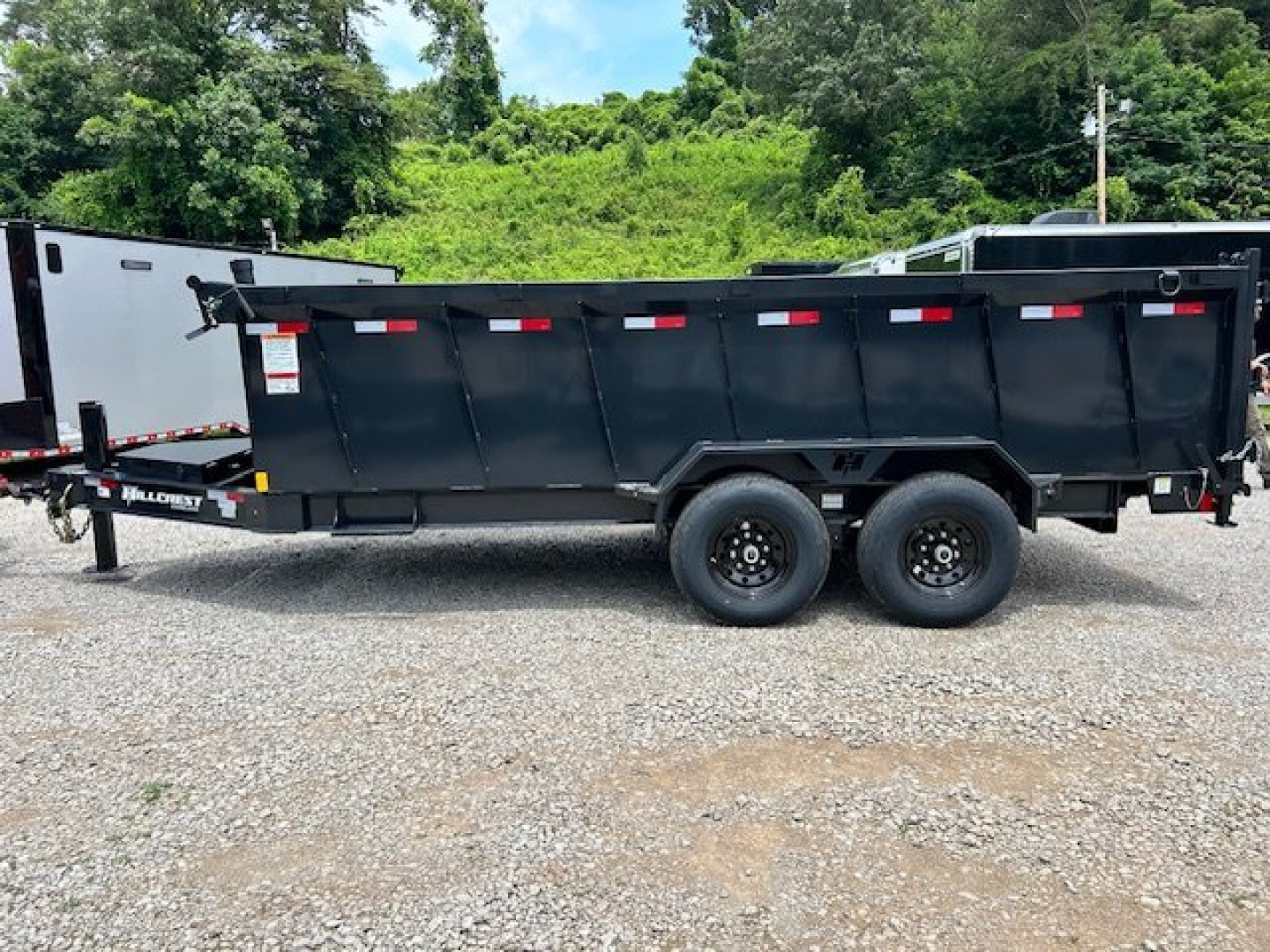 New2025 Hillcrest Trailers 7x16 14k 40" sides Dump Trailer - Image 9