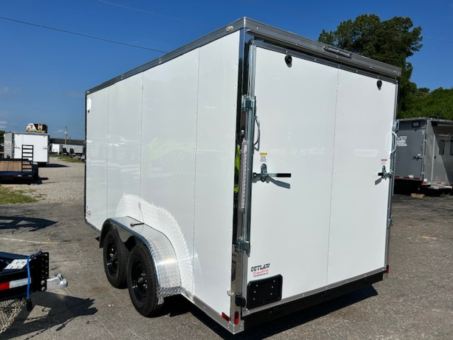 New2025 Outlaw Trailers 7x14 7k Cargo / Enclosed Trailer W/E trac on walls - Image 4