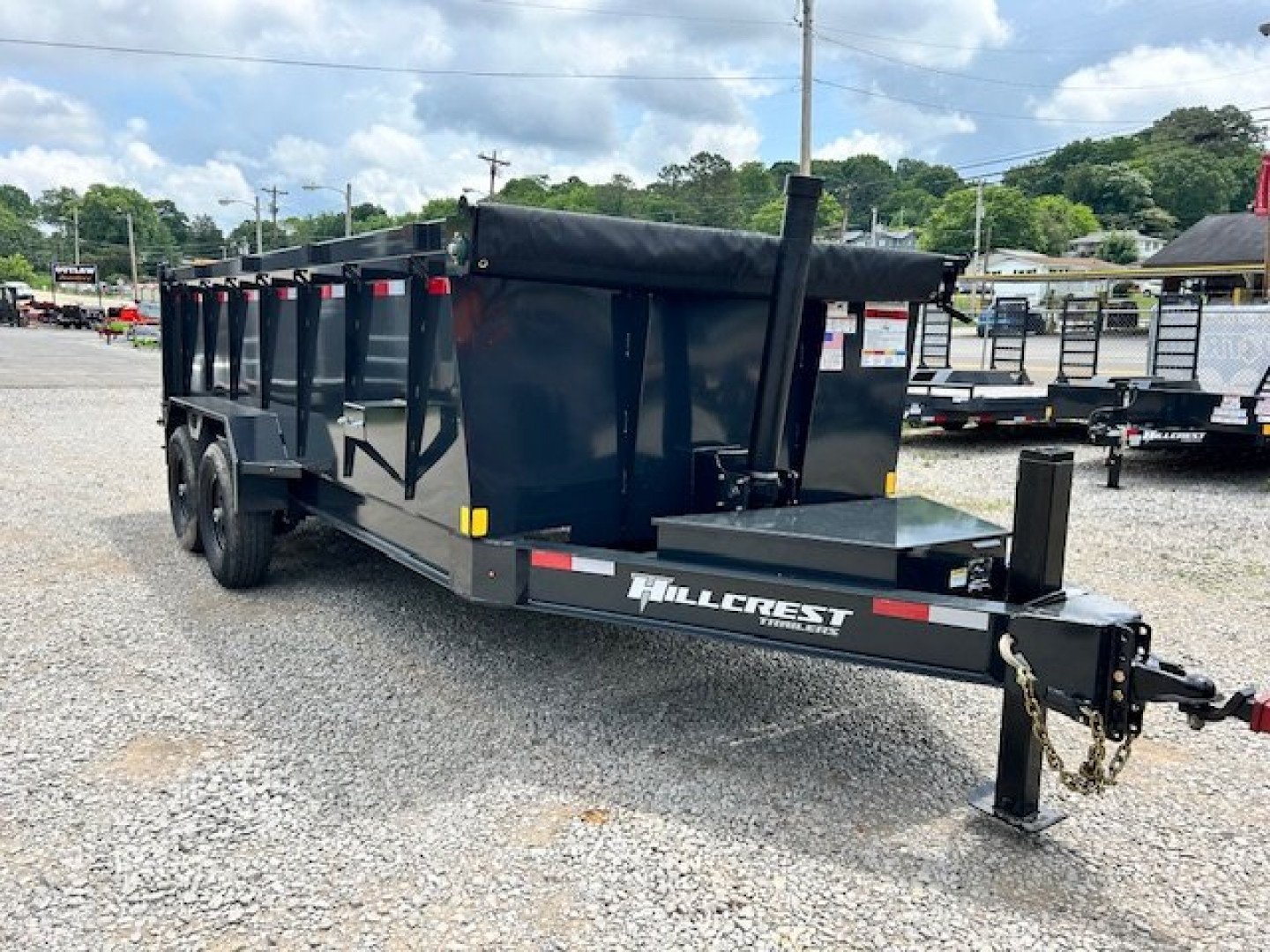 New2025 Hillcrest Trailers 7x16 14k 40" sides Dump Trailer - Image 10