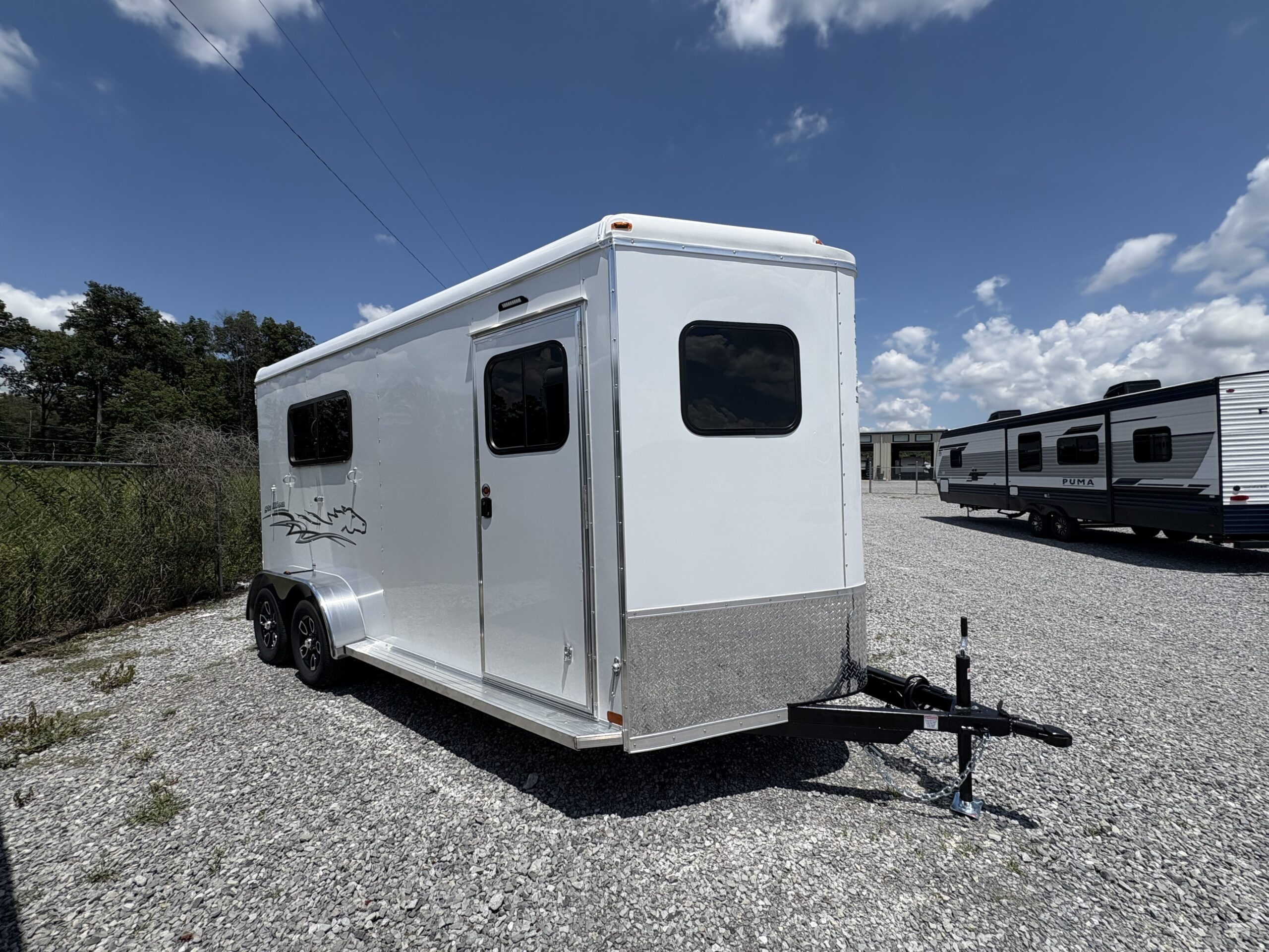 2026 HOMESTEADER STALLION 213SB 2 HORSE SLANT LOAD - BUMPER - Image 5