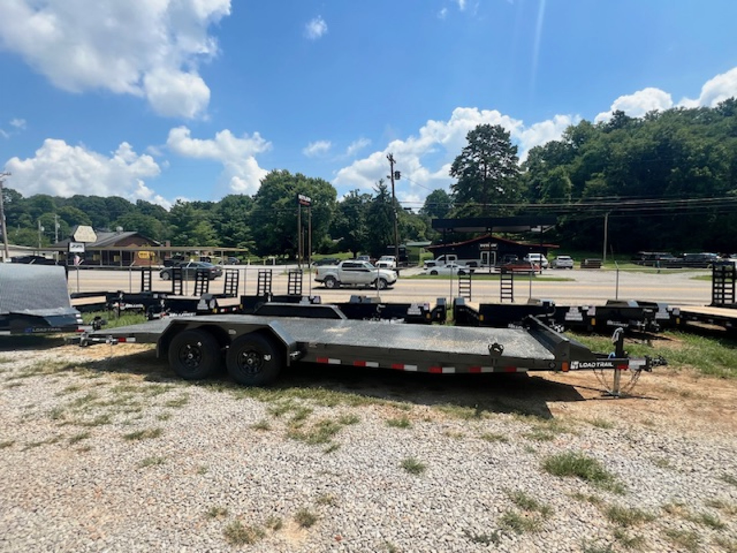 NEW Load Trail 83" x 22' Tandem Axle Carhauler - Image 3