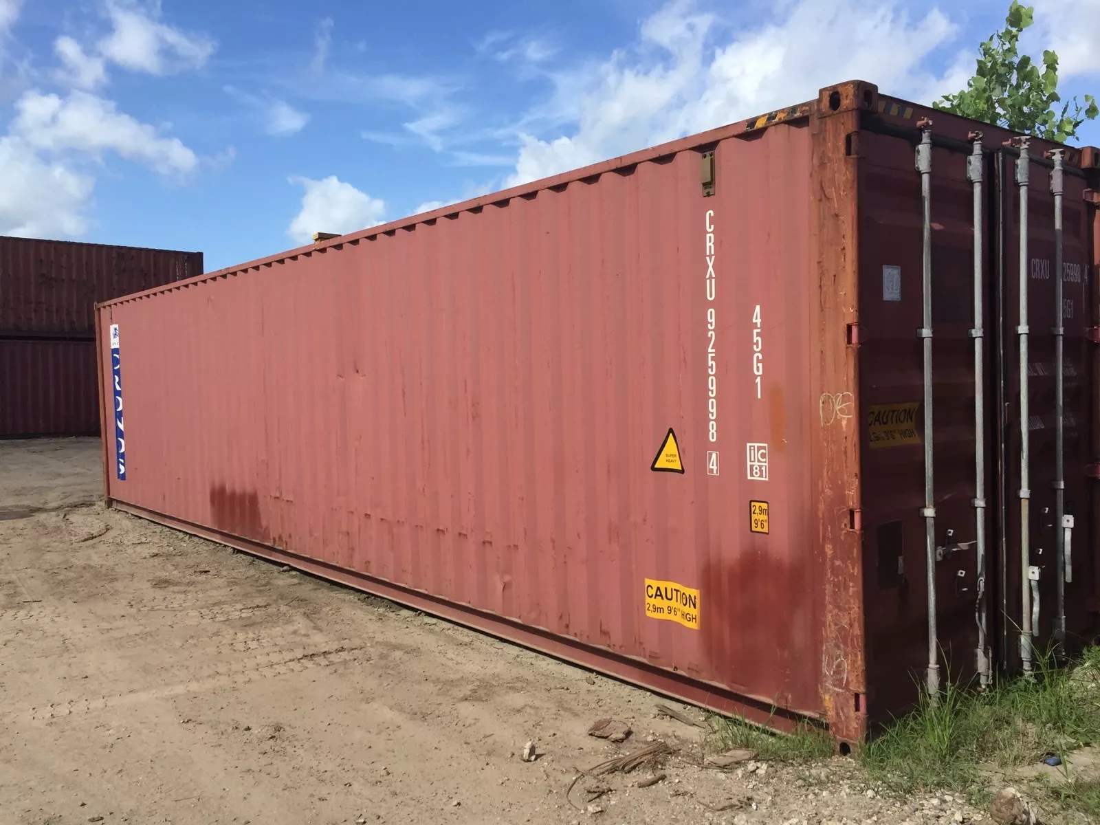 40' used HC Shipping Storage Container