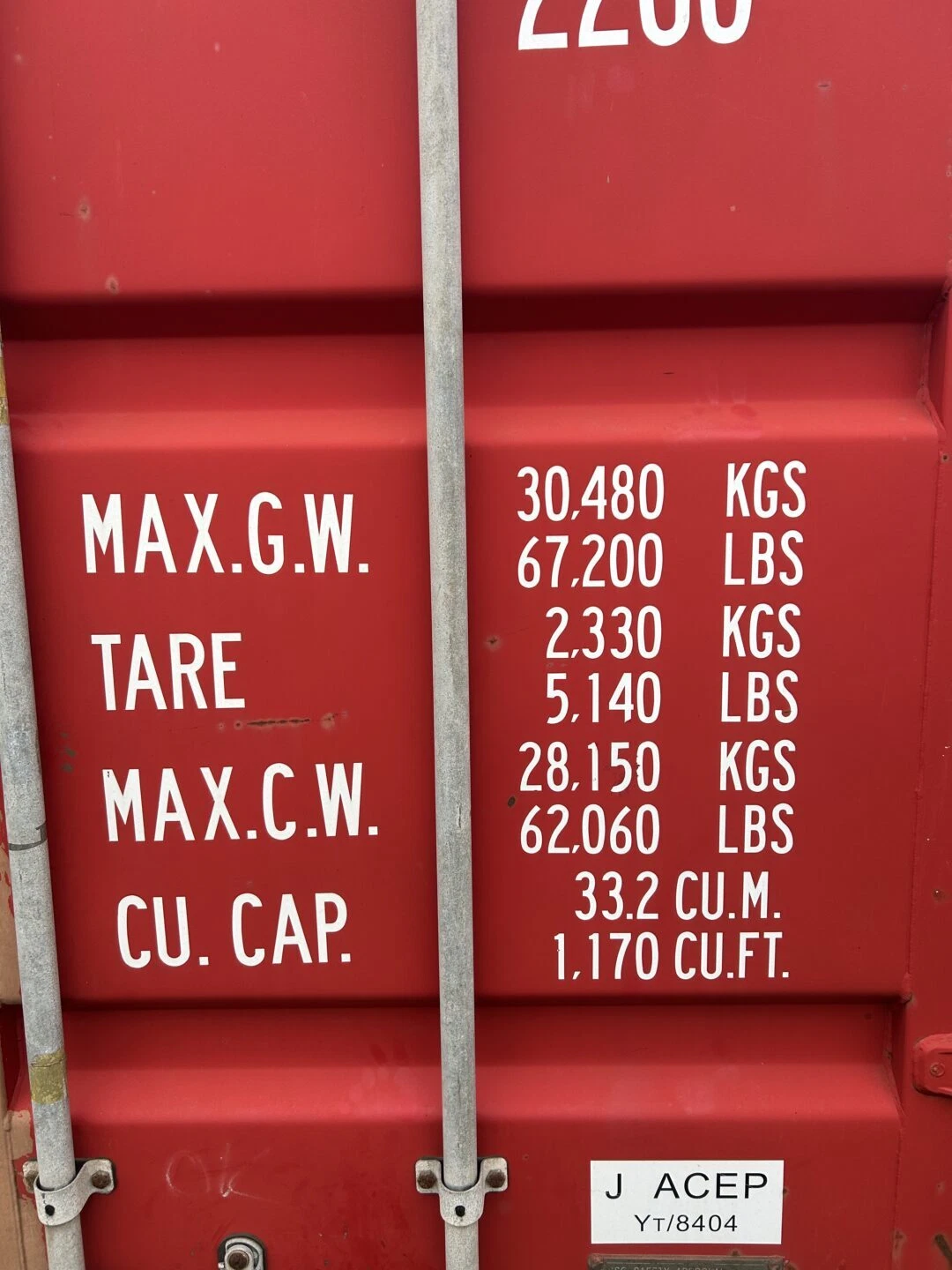 20' Shipping Container CCR18113 - Image 5